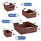 Sorbus 9 Piece Variety Size Hand-Woven Storage Baskets - for Home & Closet Organization